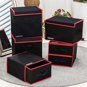 차량용 접이식 트렁크정리함 부직포 신발정리함 슈즈박스