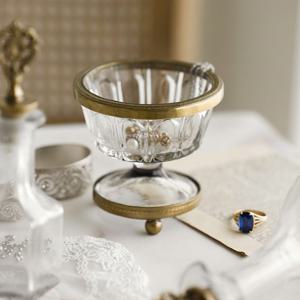 오르세 컬렉션 신주 유리 스탠드 인테리어 오브제 보울 장식 소품