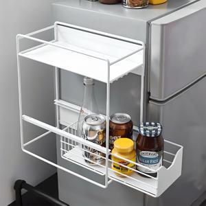 마그네틱 선반 냉장고 세탁기 수건걸이 건조대 자석 수납