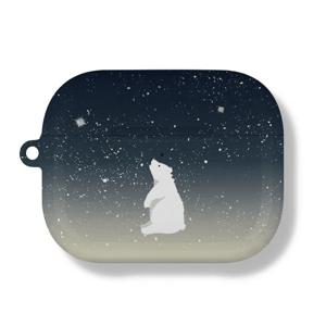 아칸 JJU 우주 동물들 북극곰 에어팟프로 하드케이스