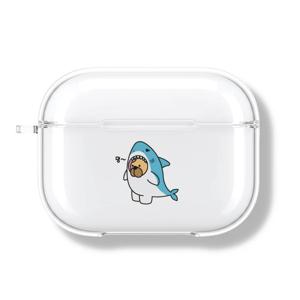 아칸 데이빗 상어땡구 에어팟프로 투명케이스