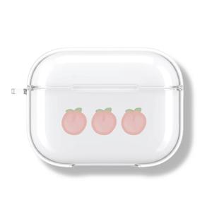 아칸 BINA 복숭아 에어팟프로 투명케이스