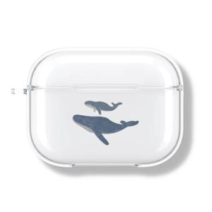 아칸 헤롱이 푸른고래 에어팟프로 투명케이스