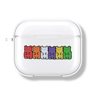 아칸 곰젤리 에어팟 투명케이스