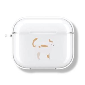 아칸 JJU 가을동물들 ver3 에어팟 투명케이스
