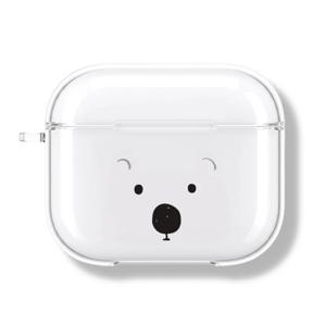 아칸 JJU 동물얼굴 ver2 에어팟 투명케이스