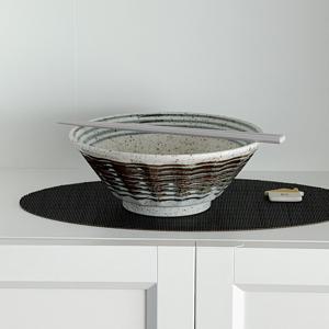 머드 오션 면기 900ml 라면 우동 국물 그릇 플레이트접시