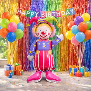 스탠드 은박 풍선 초대형 삐에로 생일 파티 기념일 이벤트 행사 축제 장식