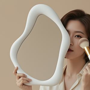 화장대거울 탁상거울 벽걸이겸용 비정형 메이크업 인테리어 거울