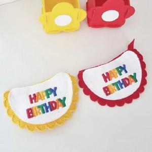 반려동물 생일파티 턱받이