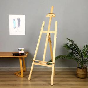 나무 수업용 전시용 액자받침대 접이식 전시회 미술 그림 화판 캔버스 원목 받침대