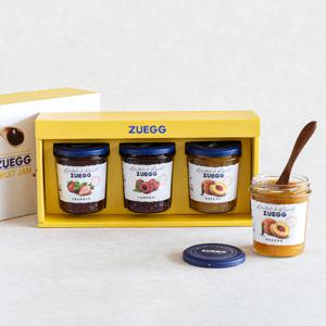 주에그 잼 1호 선물세트 (딸기잼 & 복숭아잼 & 라즈베리잼)