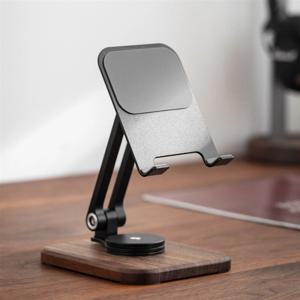 책상용 스마트폰 거치대 원목 우드 월넛 태블릿 아이폰 갤럭시