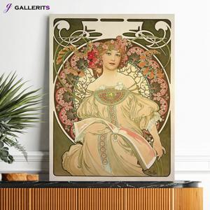 알폰스무하 명화 액자 전시회 그림 거실 카페 인테리어