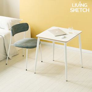 지바고 600 HPM 사각 테이블 자작나무 엣지 카페 업소용 원룸 티테이