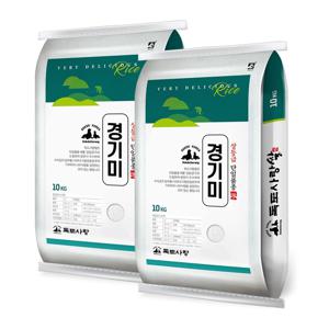 독도사랑 경기미 쌀 20kg (10kgx2) / 25년산 햅쌀 / 상등급