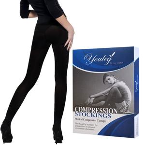 하지정맥압박스타킹 유레그 1121 블랙 발막힘 단계별 압박 강압(압력20~30mmHg)