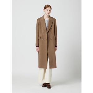 CC콜렉트 캐시미어 블렌드 플랩 포켓 더블 롱코트_C254MSG173