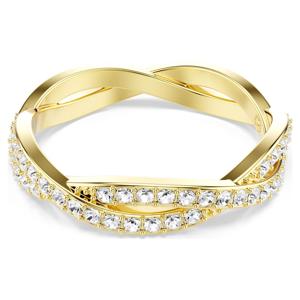 Infinity 링, 파베, 화이트, 18K 골드 피니시