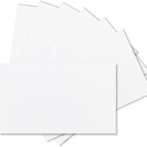 TEMU 100팩 두꺼운 카드지 - 250GSM 초고밀도 종이, 초대장, 인사말카드, 스크랩북용 - 우아한 매끄러운 표면 - DIY 공예, 명함, 포토 디스플레이에 이상적 (3x5인치, 화이트) - 카드 제작 및 스크랩북 소품, 청결한 디자인 카드 인쇄