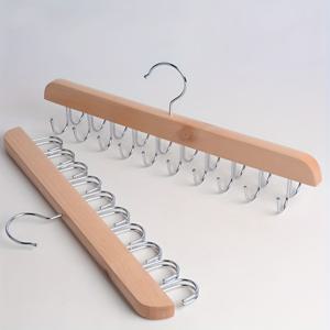 TEMU 2개 세트, 20개의 후크가 달린 나무 벨트 행거, 다기능 정리함, 공간 절약형 옷 건조대, 넥타이, 스카프, 벨트, 가정 욕실, 침실, 옷장 보관용 (화이트 박스 포장)