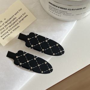 TEMU 4개/2개입 신상 패셔너블 고급스러운 라인스톤 체크 헤어 클립 여성용, 고급 옆머리 및 프린지 헤어 액세서리, 데일리, 파티, 축제 선물, 모든 계절에 완벽