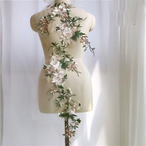 TEMU 꽃무늬 메쉬 디자인의 우아한 레이스 아플리케, 12.99