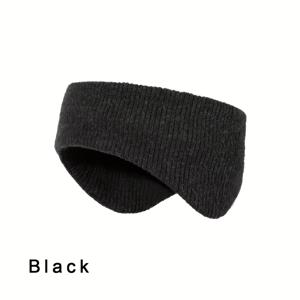 TEMU 가을, 겨울용 두꺼운 이중 레이어 귀 따뜻 가방 - 남녀공용 스포츠 헤드밴드/방풍 탄성 헤드기어, 야외 러닝, 스키, 땀 흡수 및 따뜻함 유지에 적합.