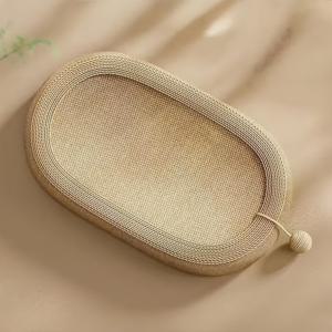 TEMU 내장형 모래통이 있는 튼튼한 고양이 스크래칭 보드 - 사계절에 적합한 발 관리 장난감 - 놀이와 휴식 모두에 완벽 - 고양이를 위한 이상적인 선물, 고양이 친구를 위한 최고의 선물.