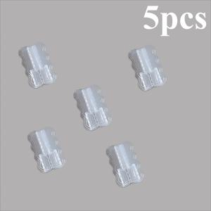 TEMU 5개입 물결 모양 케이블 보호 슬리브 세트 | 열가소성 폴리우레탄(TPU) 케이블 가드, 배터리 불필요, 휴대폰 및 데이터 케이블 보호 키트에 적합