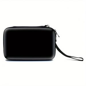 TEMU 새로운 3DS XL/2DS XL, 3DS, 3DS LL용 EVA 소재의 소형 크기 수납 케이스 - 게임 저장 및 충전 포트가 있는 하드 보호 여행 케이스, 미끄럼 방지 스트랩, 가벼우며 내구성이 뛰어나며 세련된 새로운 3DS 게임 수납 케이스