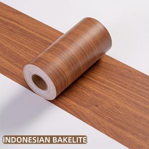 TEMU 탈착 가능한 방수 접착식 3D 우드 그레인 벽지 테이프 - 프렌치 크림 스타일 목재 질감 PVC DIY 수리용, 프레임 테두리 (문/창문/거울), 스크래치 및 균열 커버 - 쉬운 적용, 3.15인치 x 16.4피트 롤