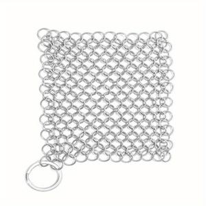 TEMU 1개 헤비듀티 스테인리스 주철 및 금속 청소 브러시 - 강력 녹 제거, 상업용/헤비듀티 냄비 스크러버, 냄비, 팬, 그릴, 오븐, 스토브용 튼튼한 브리스틀 - 수동 사용, 비전동 브러시