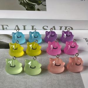 TEMU 12개 유럽 스타일 레진 크리스마스 참 핸드메이드 발광 펜던트 주얼리 만들기 소품