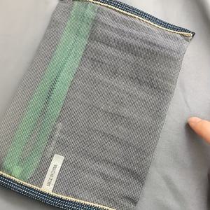 TEMU 나일론 오거나이저 파우치 - 여권, 티켓, 기기용 반투명 여행 문서 홀더, 휴대폰, 케이블, 펜 수납 가능