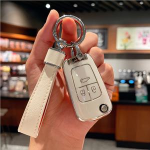 TEMU 2/3 버튼 뉴 TPU 자동차 플립 키 케이스 커버 크루즈 에보 트랙 세일 말리부 캡티바 오펠 J 코르사 인스니아 모카 - 내구성 있는 키 보호자 쉘 키 가죽 버클과 짝지어짐