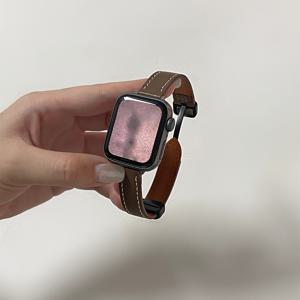 TEMU 세련된 레트로 스트랩, 라이트 럭셔리 비즈니스 스타일 디자인, Apple Watch 40mm, 38mm, 41mm, 42mm, 44mm, 45mm, 46mm 및 49mm 스트랩에 적합, 스마트 워치 액세서리, 고급스러운 외관 시리즈, 편안하고 패셔너블|스마트워치