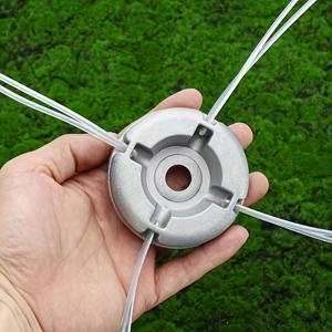 TEMU 1개 VARIEA 고강도 알루미늄 합금 제초 헤드 (1인치 설치 구멍 포함) - 내구성, 내마모성, 오래 지속, 효율적, 잔디 깎이, 잔디 깎이 액세서리, 정원 유지 보수 도구, 정원 도구, 잡초 제거 도구, 제초제