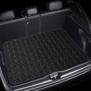 TEMU 1개 헤비듀티 올인원 트렁크 라이너 - 헤비듀티 육각형/헥사곤 트레이 디자인, 쉬운 청소 표면 & 미끄럼 방지 질감, SUV, 트럭, 자동차용 내구성 있는 카매트 - 보호, 스크래치 방지, 정밀한 페달 커트아웃 (드릴링 필요 없음) - 차량 보호 강화 및 쉬운 청소 표면을 위한 트렁크 프로텍터 (대부분의 차량과 호환 가능)