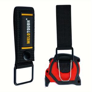 TEMU 멜로터프 폴리에스터 테이프 메져 홀더 - 벨트 클립 포함, 디스플레이 없음, 비 레이저, 테이프 및 드릴을 위한 헤비 더티 툴 홀스터|줄자