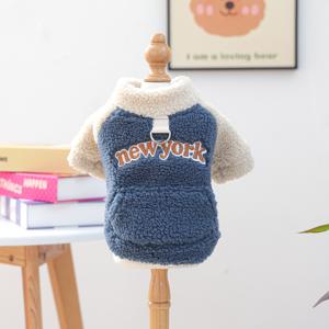 TEMU 겨울용 따뜻한 소형견 재킷 코트 - 스냅 버튼 클로저가 있는 두꺼운 스웨터 재킷, 치와와, 포메라니안, 시츄용 부드럽고 패딩 포켓 - 소형견 및 고양이용 아늑한 강아지 스웨터 (쉬운 착용)