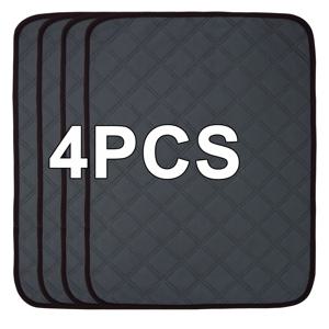 TEMU 2pcs/4pcs 다크 그레이 빨 수 있는 강아지 오줌 패드, 흡수성 및 누수 방지 강아지 오줌 패드, 재사용 가능한 애완동물 훈련 패드, 방수 및 미끄럼 방지 강아지 및 고양이 오줌 패드, 애완동물 오줌 패드 소파 바닥 보호 패드 24인치*18인치|배변패드