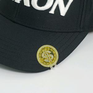 TEMU 포춘 턴 골프 볼 마커 모자 클립 - $ 심볼 디자인, 장식, 혼합 색상, 그린에서 정확한 공 위치 확인을 위한 안전한 모자 클립, 남녀 골퍼를 위한 완벽한 선물