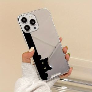 TEMU 폰 케이스: 2025 신형 럭셔리 미러 패션 크리에이티브 올인원 방탄 패턴 아이폰 16 15 14 13 12 11 프로 맥스 XS XR 7 8 SE JD1