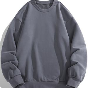 TEMU 남성용 새로운 봄/여름 라운드넥 풀오버 경량 스웨트셔츠, 남성용 긴팔 티셔츠 Y000[Shule Water OBM]