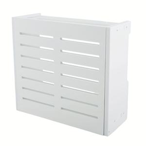 TEMU 벽걸이 WiFi 박스 및 라우터 선반 - 드릴 없음, 쉬운 설치 스토리지 박스, 홈 오피스 조직을 위한 여러 compartments, 흰색 플라스틱, 현대적인 디자인, 라우터 스토리지 박스, 랙