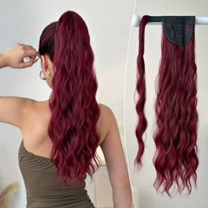 TEMU 1pc 여성용 곱슬곱스러운 엠블러 연장 - 고온 합성 섬유, 착용하기 쉬움, 당신의 외모에 매력을 더함, 일상 착용 및 데이트에 완벽함, 엠블러 연장