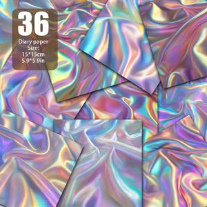 TEMU 무지개 소프트 라이트 패턴 스크랩북 용지, 수제 종이, 메모리 앨범, 카드 제작, 배경 매트, 배경 장식, 빈티지 다이어리, 정크 저널 및 기타 공예 시나리오에 적합한 재료 용지. Specifica