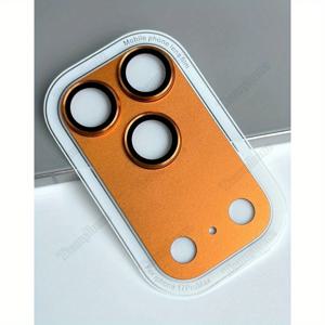 TEMU 아이폰 17 Pro Max 17Pro 공식 색상 지문 방지 캡용 1개입 Ultra HD 내구성 메탈 아머 카메라 보호 풀 커버리지 뒷면 필름