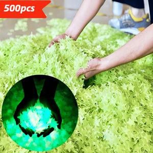 TEMU 야광 별 벽 스티커 500개 - 가정 장식 및 천장 벽용 플라스틱 페인팅 데칼 - 침실 장식용 형광 스티커